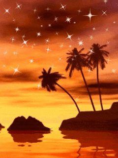 Море, Солнце, Пальмы. Красивые заставки на экран.